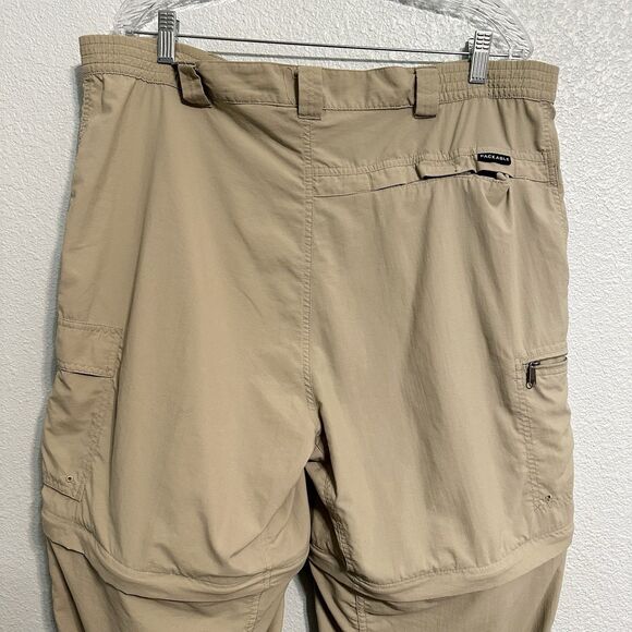 Columbia GRT Convertible Cargo Pants Men's Large 38x27 Tan Omni-Dry Hiking - Picture 5 of 16